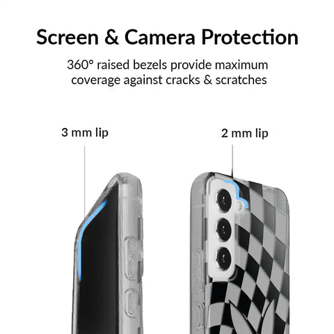 Playboy Checkmate Clear Samsung Case