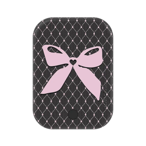 Lacy Pink Bows Portable MagSafe Charger Power Pack