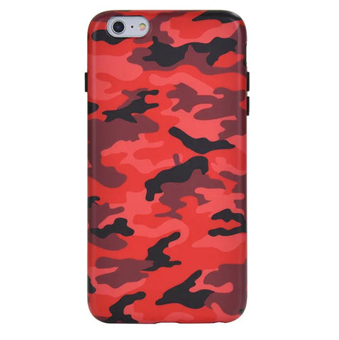 Red Camo iPhone Case