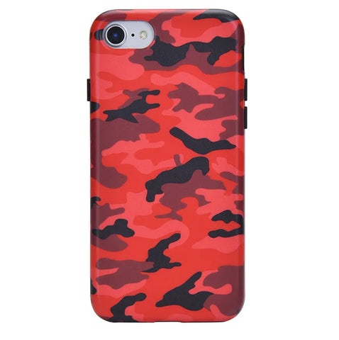 Red Camo iPhone Case