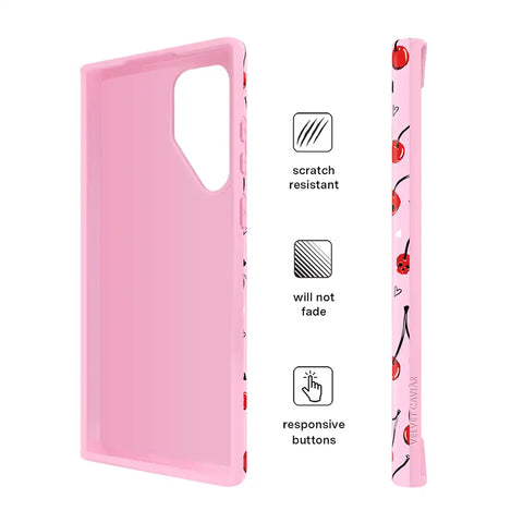 Sour Cherry Skulls Samsung Case