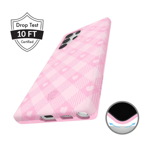 Dolly Pink Gingham Samsung Case