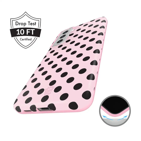 Princess Pink Polka Dot Samsung Case