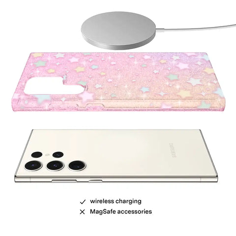 Falling Star Glitter Samsung Case