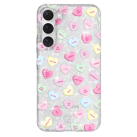 Sweet Hearts Glitter Samsung Case