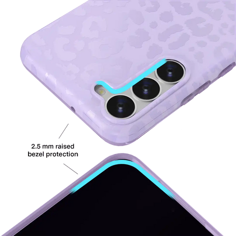 Lilac Leopard Samsung Case