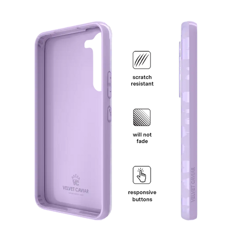 Lilac Leopard Samsung Case