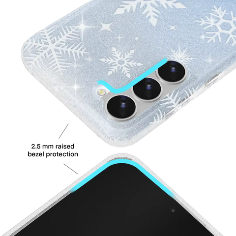 Snow Angel Glitter Samsung Case