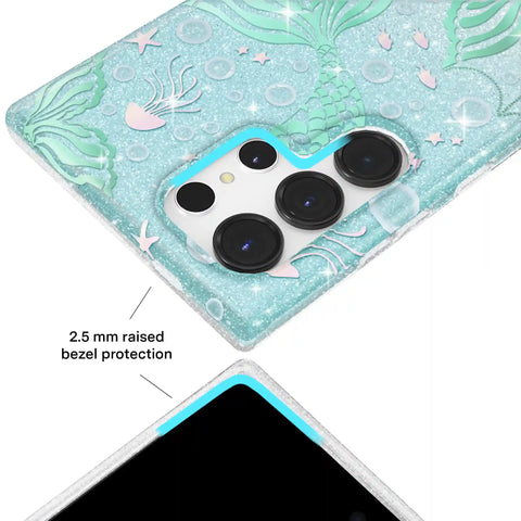 Mermaid Glitter Holo Samsung Case
