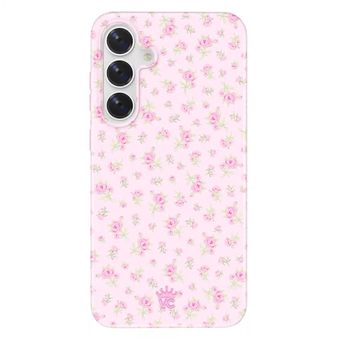 Dainty Pink Floral Samsung Case