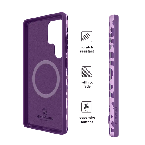 Amethyst Leopard Samsung Case