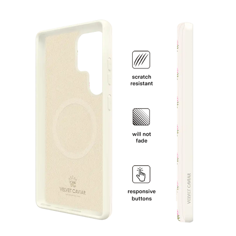 Pink Peony Floral Samsung Case