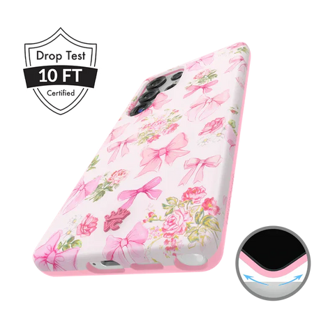 Posie Pink Bow Samsung Case