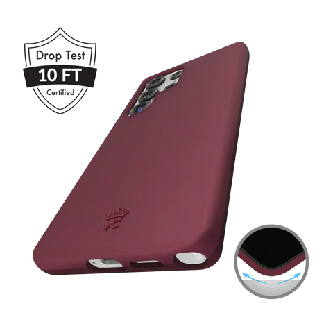 Burgundy 1990 Samsung Case