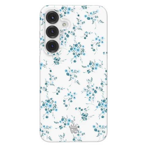 French Blue Floral Samsung Case