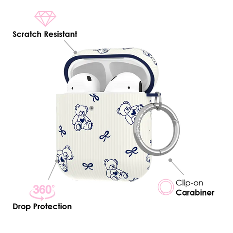 Preppy Teddy AirPod Case