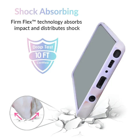 Violet Sky Marble Samsung Case
