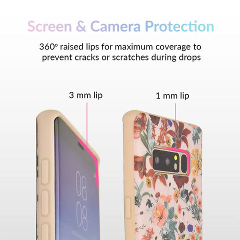 Nude Vintage Floral Samsung Galaxy Case